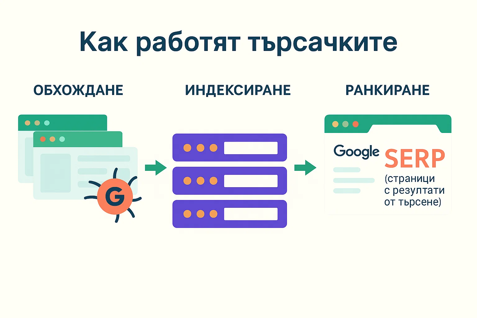 Как работят търсачките Как работят търсачките