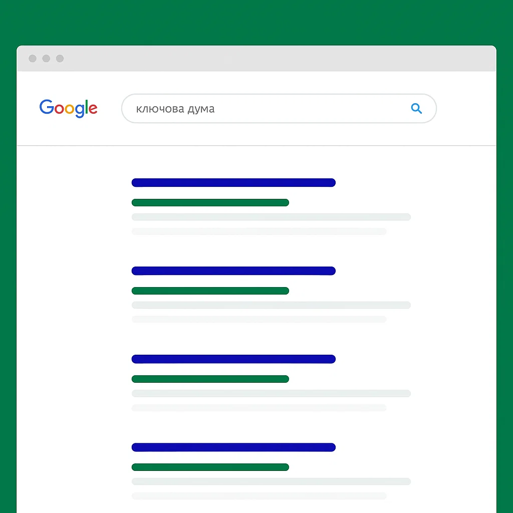 SERP означава Search Engine Results Page - Страница с Резултати от Търсачката